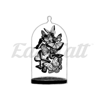 Butterflies and Belljar - By Mhairi Stella - Temporary