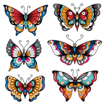 Butterfly Set - Temporary Tattoo