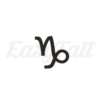 Capricorn - Temporary Tattoo