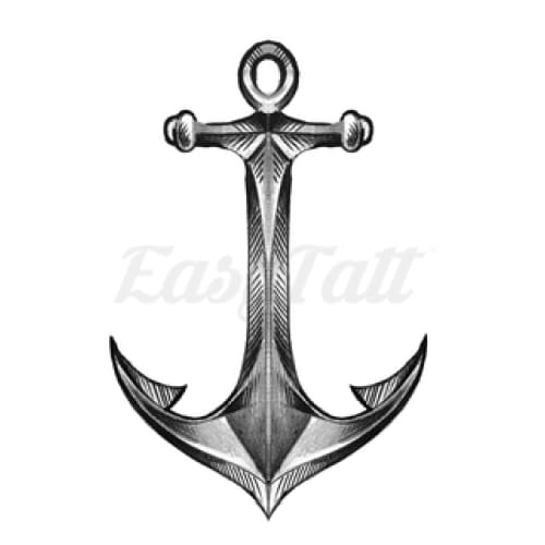 Classic Anchor - Temporary Tattoo