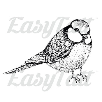 Dot work Bird - Temporary Tattoo