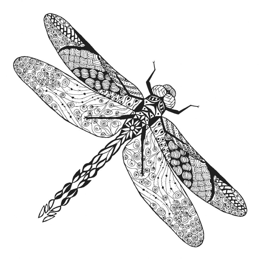 Dragon Fly - Temporary Tattoo