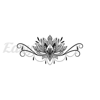 Enchanting Lotus - Temporary Tattoo