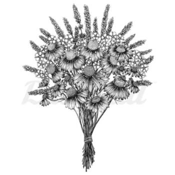 For Your Health Flowers - By Strat.Lacy.Art - Temporary