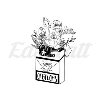 Fumes of Blooms - By Tammy Farrell - Temporary Tattoo