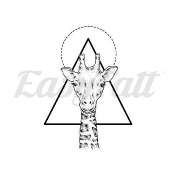 Giraffe - By Luisa Aparicio - Temporary Tattoo