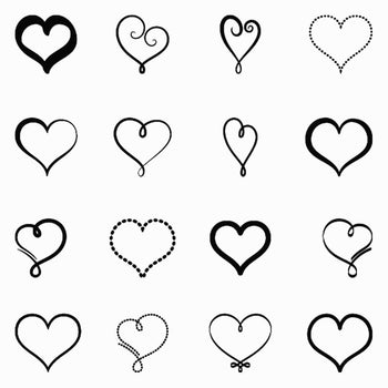 Heart Set - Temporary Tattoo