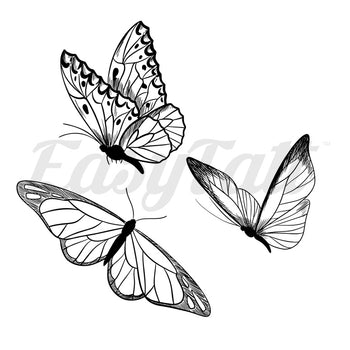 Butterfly Friends - Temporary Tattoos