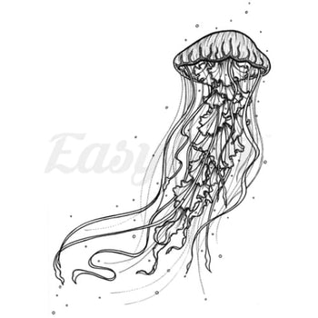 Jellyfish - Temporary Tattoo
