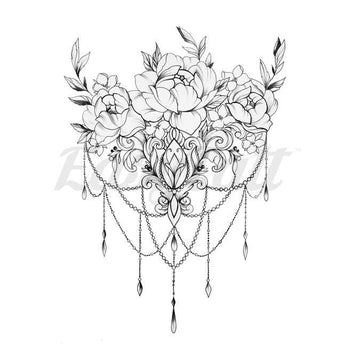 Magnolias - Temporary Tattoo