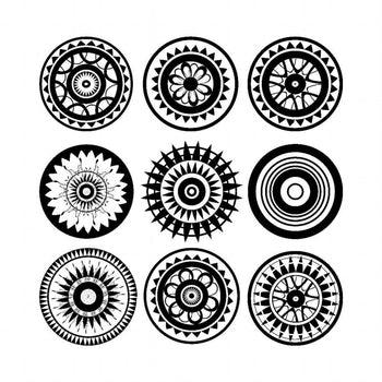 Mandala Set - Temporary Tattoo
