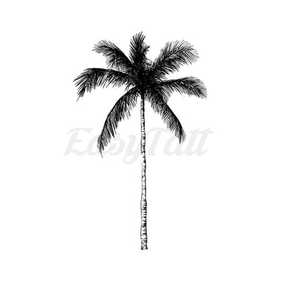 Palm Tree - Temporary Tattoo