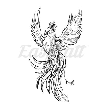 Phoenix - Temporary Tattoo