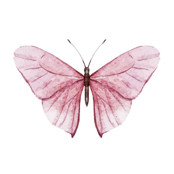 Pink Butterfly - Temporary Tattoo