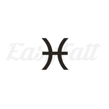 Pisces - Temporary Tattoo