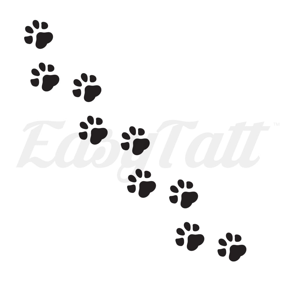 Puppy Paws - Temporary Tattoo