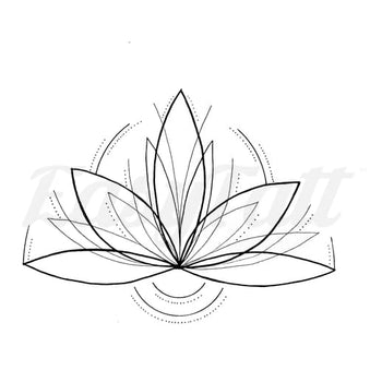 Quiet Lotus - Temporary Tattoo