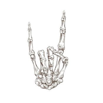 Skeletal Hand - Temporary Tattoo