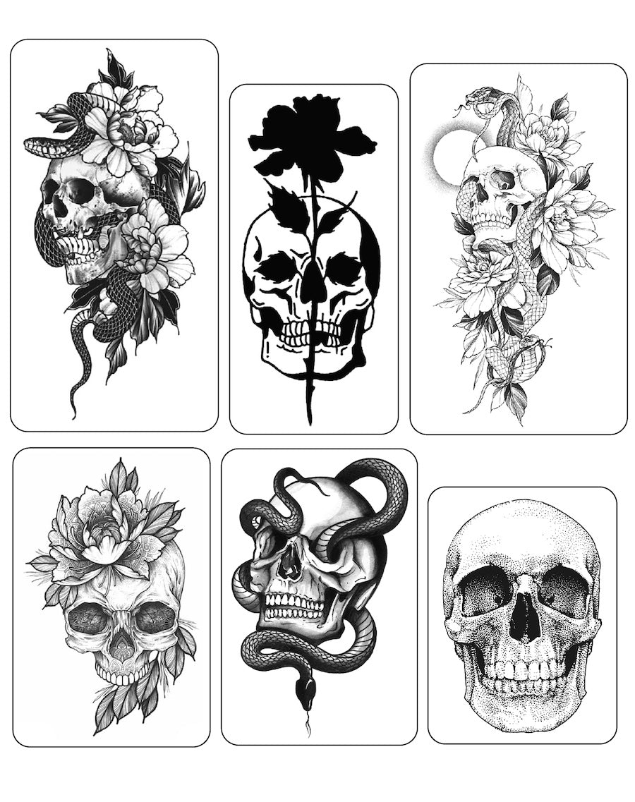 (Half Sleeves Pack) Skulls