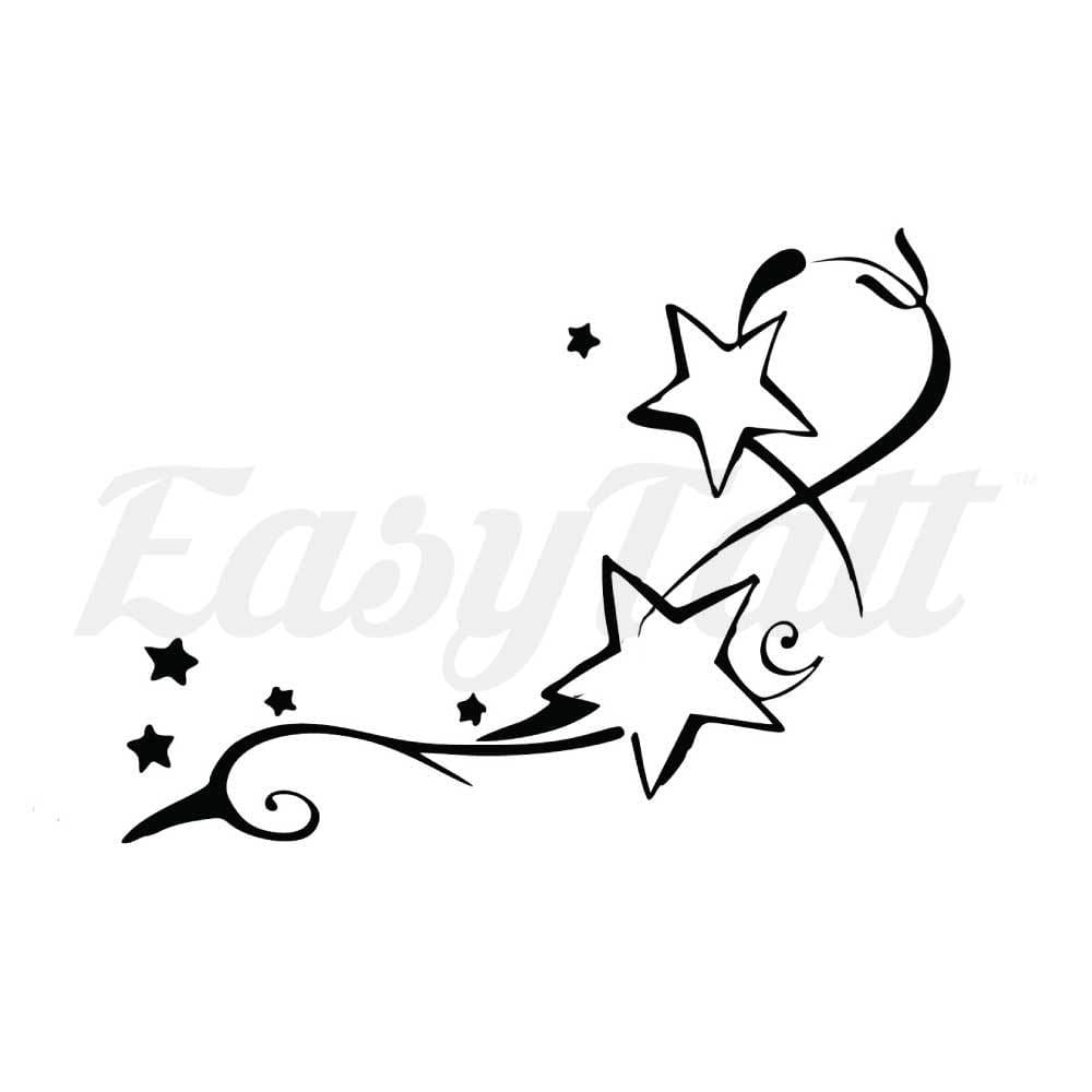 Stars - By Jen - Temporary Tattoo