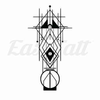 Symmetry - By Jen - Temporary Tattoo