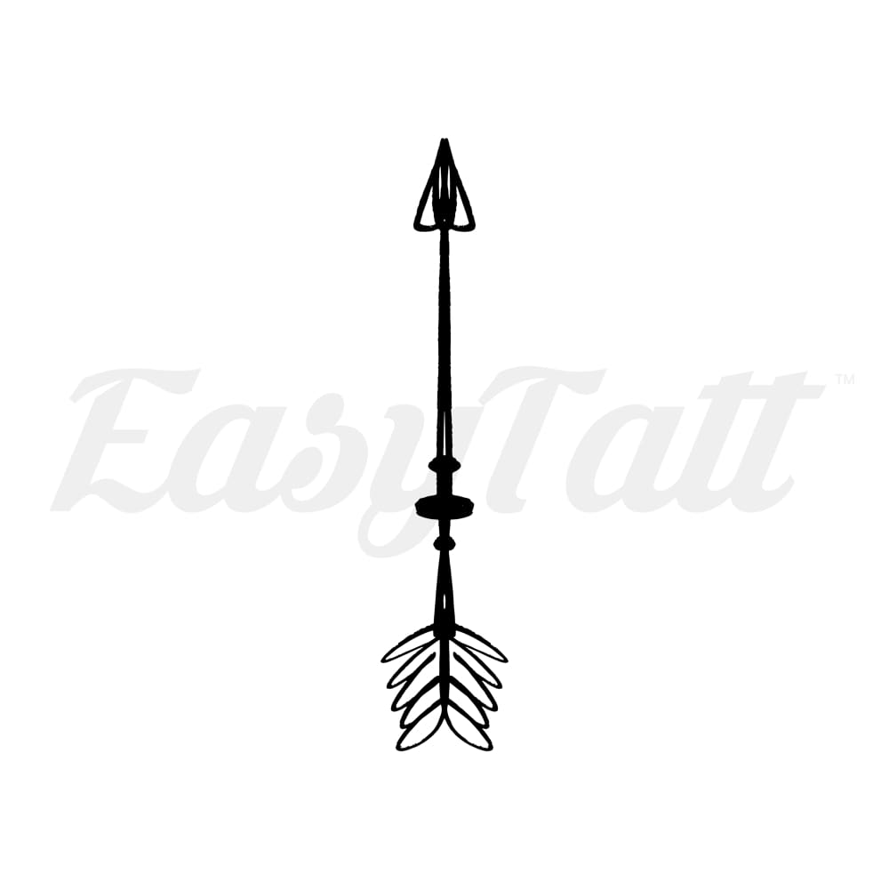 Tribe Arrow - Temporary Tattoo