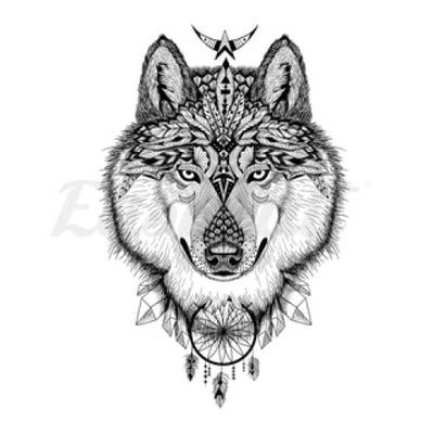 Wolf - Temporary Tattoo