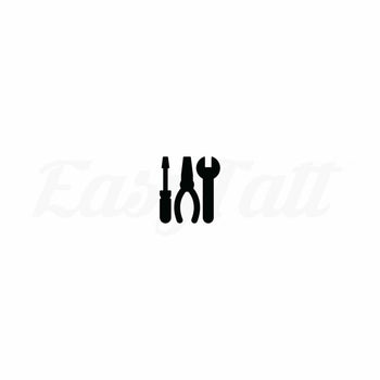 Work Tools - By Tiya - Temporary Tattoo